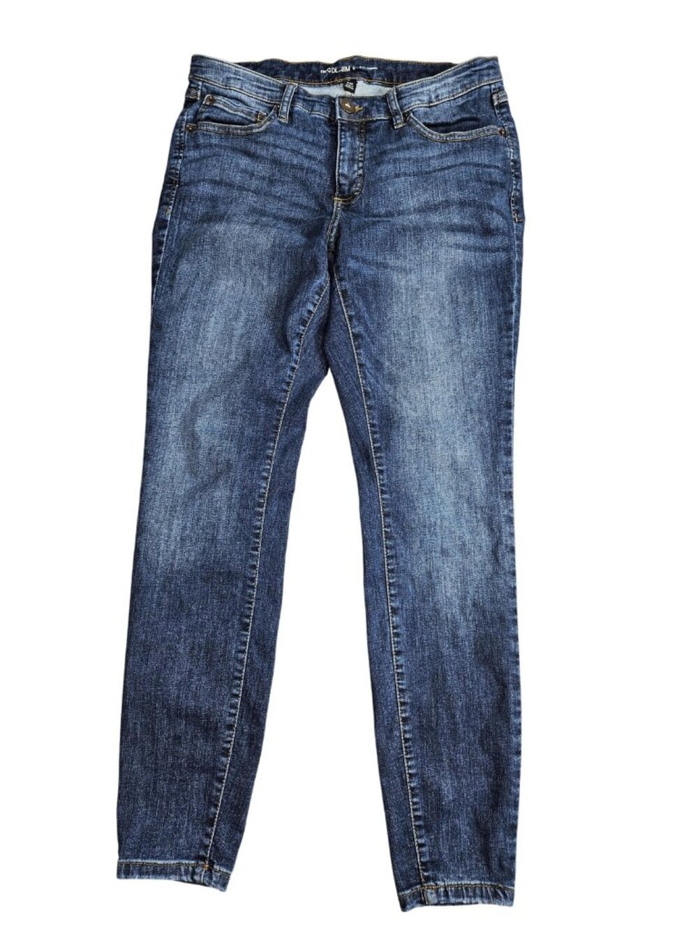 INC Denim Modern Skinny Jeans Womens‎ 6/28 Blue Med Wash Mid Rise Stretch Denim